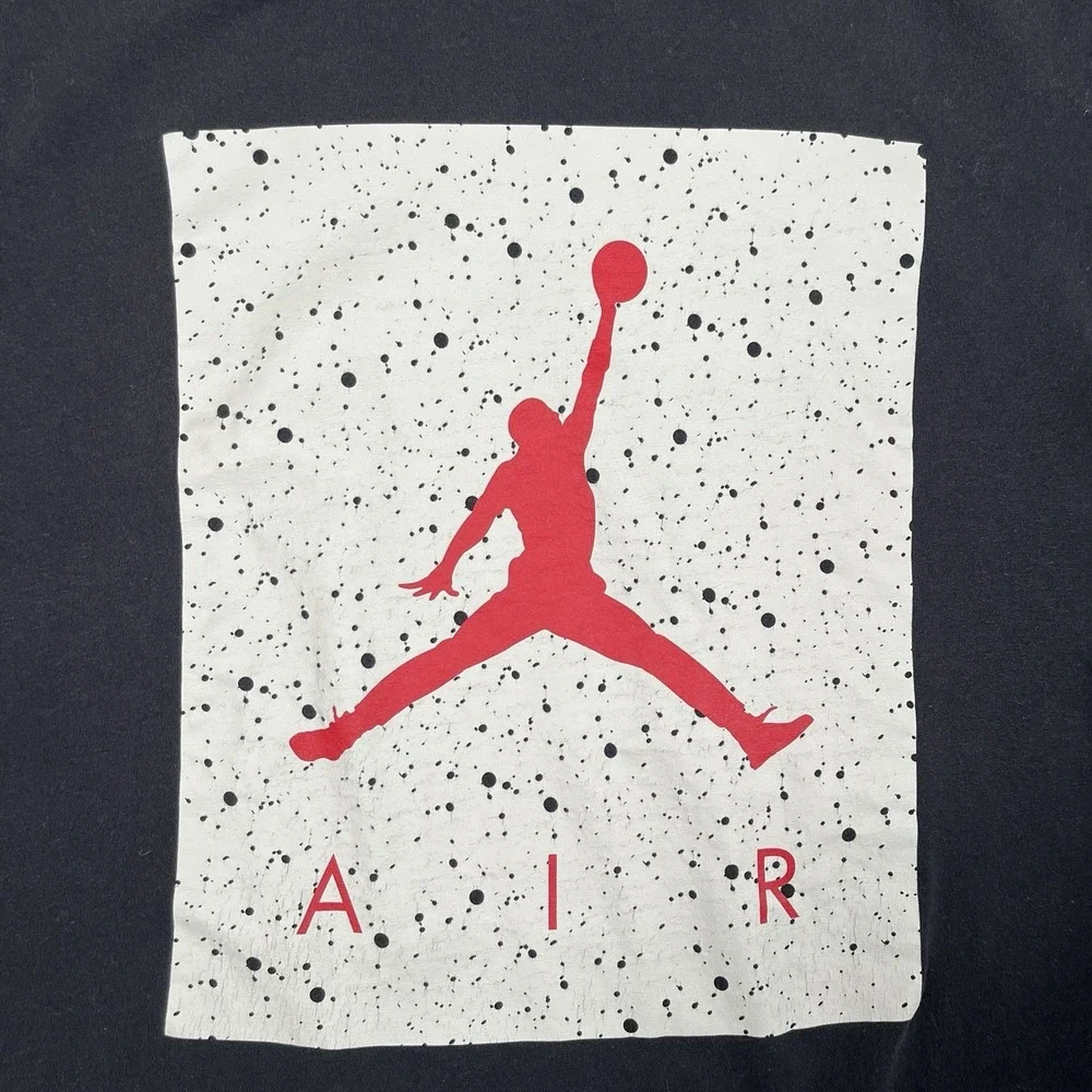 Air Jordan Jumpman Poolside T‎ Shirt Men's Size M Black